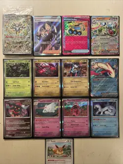 Pokemon Rare Card Lot Magneton Surging Sparks Promo Drasna Trainer Plus Sleeves - Image 1