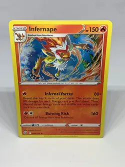 Infernape - 026/172 - Brilliant Stars - Holo - Rare - Pokemon Card - ?? - Image 2