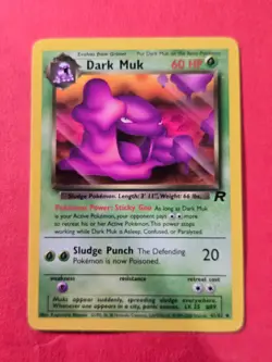 2000 Pokemon Team Rocket Unlimited #41 Dark Muk, UC, NF/H, cds2 - Image 1