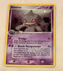 Pokemon 2007 Banette Power Keepers Hologram #4/108 - Image 1