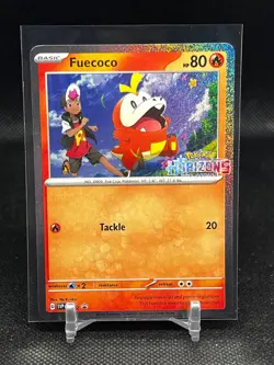 Fuecoco SVP 192 Black Star Promo Holo Horizons Stamp Pokemon TCG Stamped - Image 1