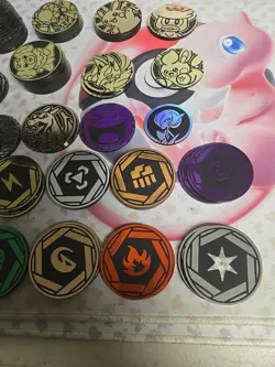 Lot of 85x Official Pokemon TCG Coins. Duplicates - Image 3