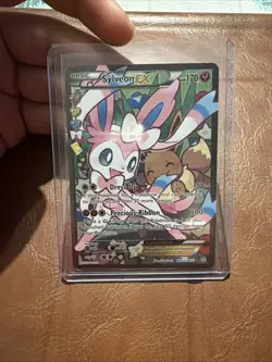 Pokemon TCG Sylveon EX Full Art RC32/RC32 Radiant Collection LP Ultra Rare - Image 1