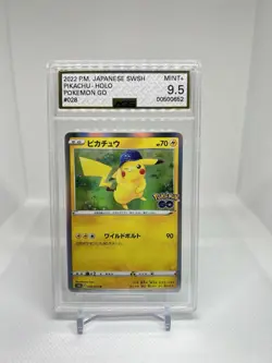 ?? Pokemon Holo s10b 028/071 Pikachu Sword & Shield GO Japanese AGS GEM MINT 10 - Image 1