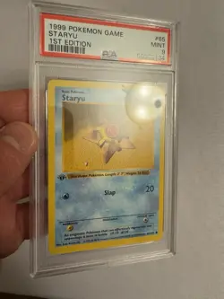 1999 Pokemon - 1st Edition Shadowless Staryu - Base Set 65/102 - PSA 9 Mint!! - Image 4