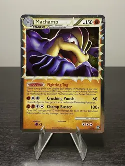 Machamp (Prime) - 95/102 - Pokemon Triumphant Heart Gold & Soul Silver NM - Image 1