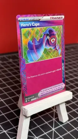 Pokemon TCG Hero's Cape 152/162 Temporal Forces Holo Ace SPEC Rare NM - Image 3