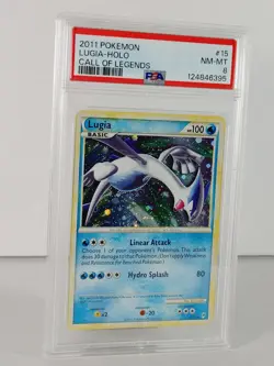 Lugia - POKEMON - Call of Legends - #15 - Rare Holo - 2011 - PSA 8 - Image 3