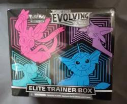 Pokemon TCG Sword and Shield Evolving Skies ETB Elite Trainer Box FACTORY SEALED - Image 1