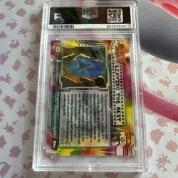 1999 TOPPS Pokemon THE MOVIE EDT #4 MOVIE EDITION LEAVING THE NEST-FOIL PSA 8 - Image 2