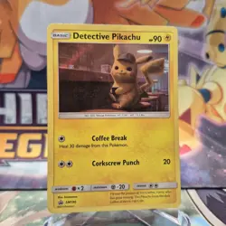 Detective Pikachu - SM190 - Black Star Promo - Pokemon TCG - MP/HP - HOLO - Image 1