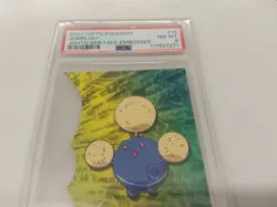 2001 Topps Pokemon Johto Series 1 Jumpluff Die Cut #15- PSA 8 - Image 4