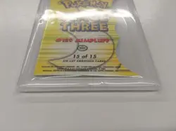 2001 Topps Pokemon Johto Series 1 Jumpluff Die Cut #15- PSA 8 - Image 5