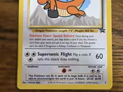 Pokemon Wotc Black Star Promo # 5 Movie Promo DRAGONITE **not played** - Image 3