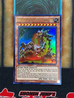 Yugioh Subterror Behemoth Ultramafus INOV-EN084 Ultra Rare 1st Ed LP - Image 1