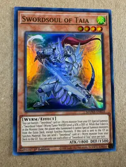 Swordsoul of Taia MAMA-EN035 Magnificent Mavens 1st Edition Yugioh NM - Image 1