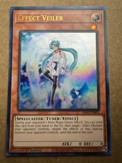 Effect Veiler RA01-EN003 1st Edition Super Rare Yugioh - Image 1