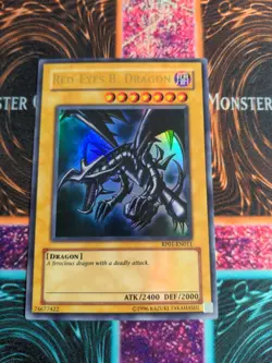 Yu-Gi-Oh! Red-Eyes B. Dragon RP01-EN011 Unlimited Ultra Rare NM/LP OG Print - Image 1