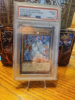 2025 YU-GI-OH RA04 BLUE EYES WHITE DRAGON 1ST EDITION #EN002 - Image 1