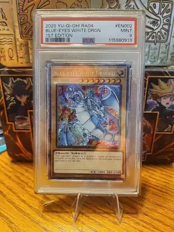 2025 YU-GI-OH RA04 BLUE EYES WHITE DRAGON 1ST EDITION #EN002 - Image 3