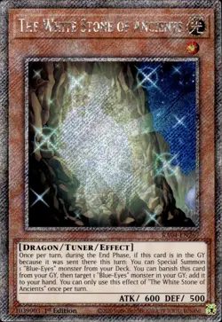 The White Stone Of Ancients - Platinum Secret 1st Ed. RA04-EN267 - NM - YuGiOh - Image 1