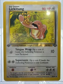 1st Edition Lickitung - Jungle - #38/64 - Vintage Pokemon Card 1999 RARE TCG - Image 1