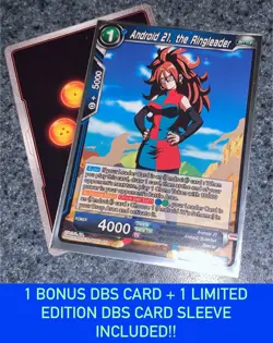 Dragon Ball Super (BT8-034 UC) Android 21, the Ringleader Uncommon Card +2Bonus! - Image 2