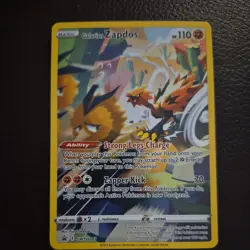 Galarian Zapdos Full Art SWSH283 SWSH: Sword & Shield Black Star Promo Card Holo - Image 1
