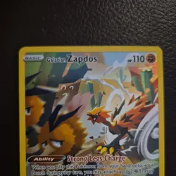 Galarian Zapdos Full Art SWSH283 SWSH: Sword & Shield Black Star Promo Card Holo - Image 2