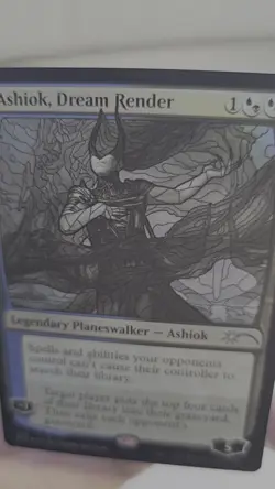 FOIL Ashiok, Dream Render Stained Glass - Near Mint MTG Secret Lair - Image 2