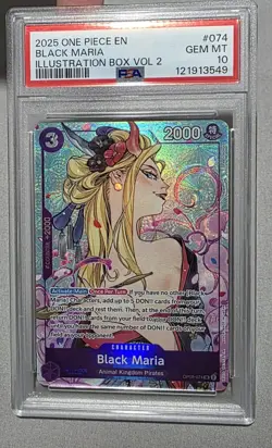 Black Maria (Illustration Box Vol.2) OP08-074 One Piece Promotion Cards Foil - Image 1
