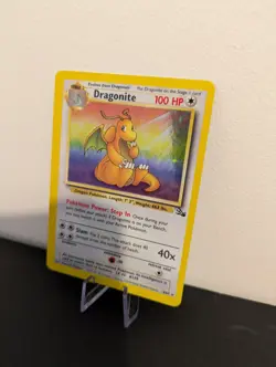 Dragonite 4/62 Rare Fossil Holo Pokemon Card 1999 Near Mint - Image 3
