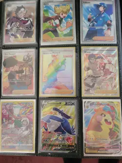 40 Page Binder Pokemon/Naruto Card Collection Wotc Vintage Full Art Base Set - Image 4