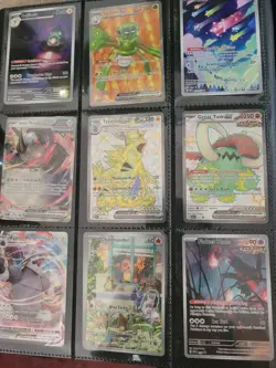 40 Page Binder Pokemon/Naruto Card Collection Wotc Vintage Full Art Base Set - Image 5