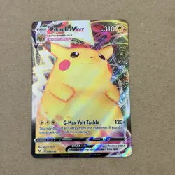 Pikachu VMAX 044/185 Pokemon Card - G-Max Volt Tackle Holo Rare - Image 3