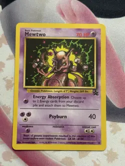 Mewtwo | WOTC Black Star Promo | Pokemon Card LP - Image 1