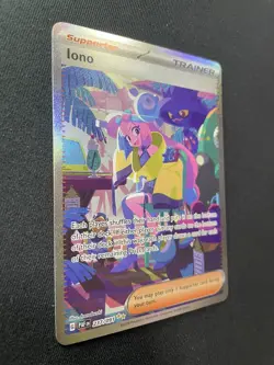 Iono - 237/091 - Pokemon Paldean Fates Special Illustration Rare Card NM - Image 2