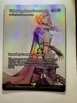 MTG English Lightning, Lone Commando - Isshin, Two Heavens as One Final Fantasy - Image 1