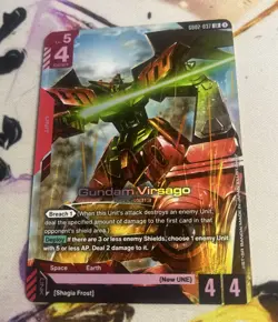Gundam TCG Card Game Dual Impact GD02-037 LR Gundam Virsago - Image 1