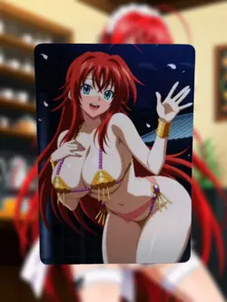 Rias Gremory High School DxD Anime Waifu Sexy Goddess Doujin Lewd Hentai Card - Image 1