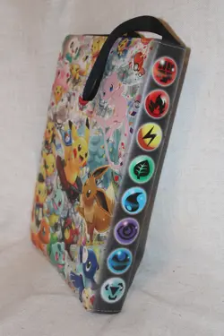 Card Binder for Pokemon Cards Holder Fits 900 Cards w/ 50 Removable Sleeves TCG - Image 5