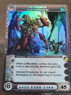 NM Chaotic Card : Wamma Hive Ordnance Rise Of The Oligarch Super Rare Creature - Image 1