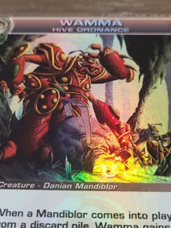 NM Chaotic Card : Wamma Hive Ordnance Rise Of The Oligarch Super Rare Creature - Image 2