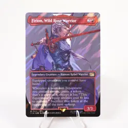 Firion, Wild Rose Warrior Borderless Surge Foil 531 FIN MTG NM See Video - Image 1