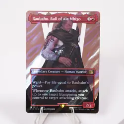 Raubahn, Bull of Ala Mhigo Borderless Surge Foil 533 FIN MTG NM See Video - Image 1