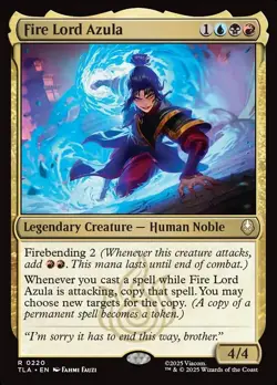 1x - Fire Lord Azula - #220 - Avatar: The Last Airbender - NM MTG - Image 1