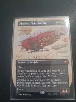 Phoenix Fleet Airship (Borderless) #323 (NM) TLA Magic MTG - Image 1