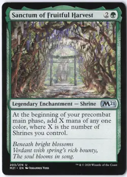 Sanctum of Fruitful Harvest U Core Set 2021 203 LP - Image 1