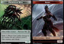 Magic the Gathering -MTG-Phyrexian Mite/Rebel Foil - Image 1