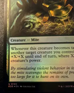 Hemosymbic Mite 0190 Foil Uncommon Edge Of Eternities Magic: The Gathering - Image 4